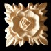FLR-34: Rose on Leaves Flower